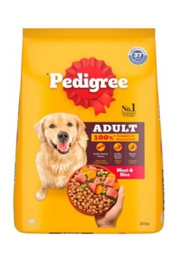 Pedigree Adlut  Meat And Rice 20 Kg Food